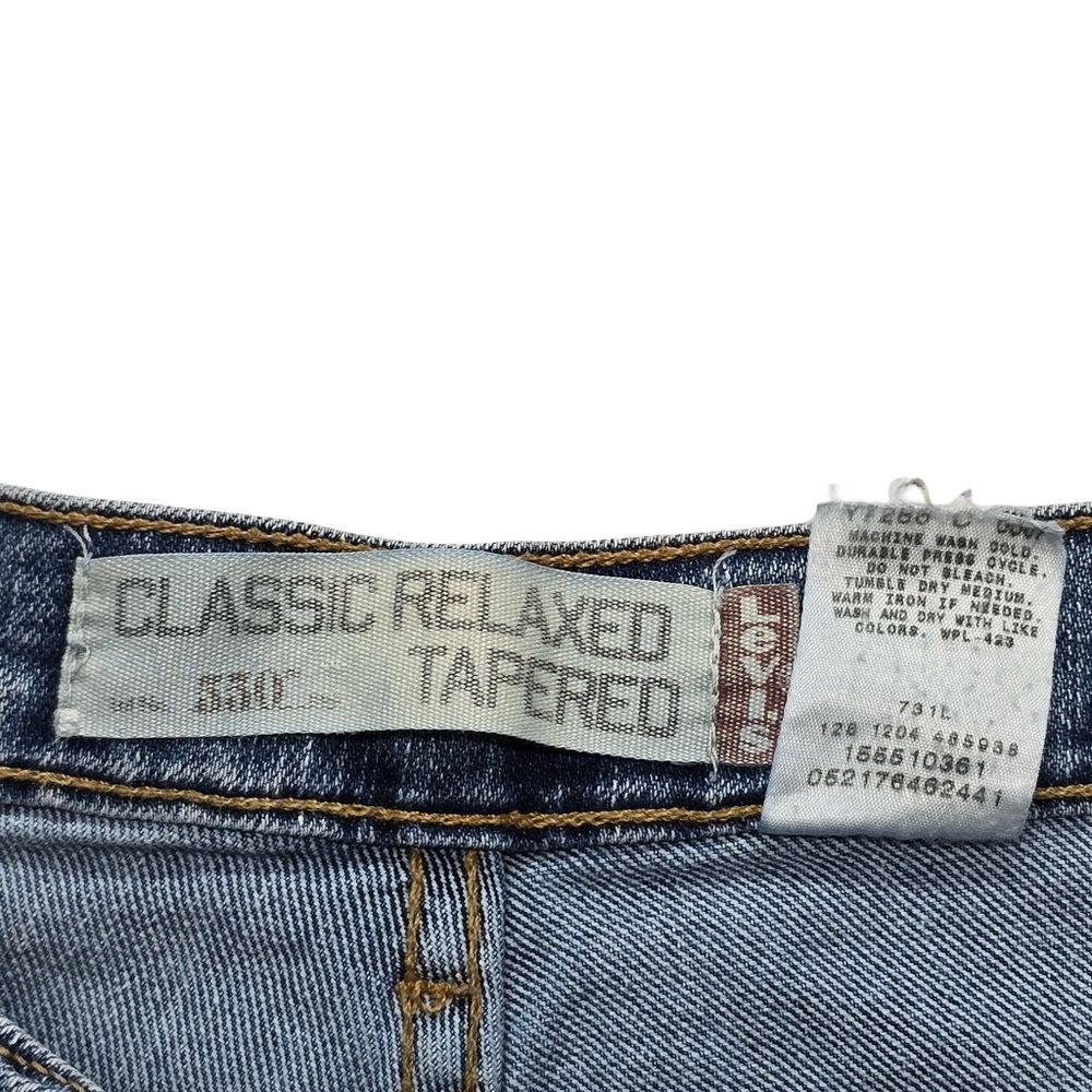 Levi’s 550 Relaxed Tapered Jeans Blue Classic Womens Estimated size‎ 12 - Picture 4 of 8